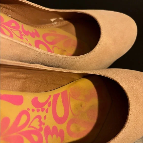 Steve Madden Pammyy Blush Suede Platform Wedges - Picture 9 of 14